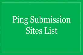 List Of Ping My URL Sites Free 2023